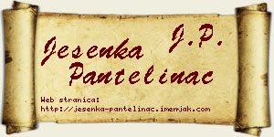 Jesenka Pantelinac vizit kartica